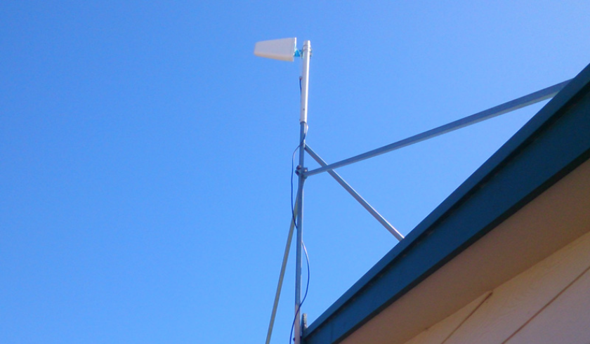 LPDA antenna installation